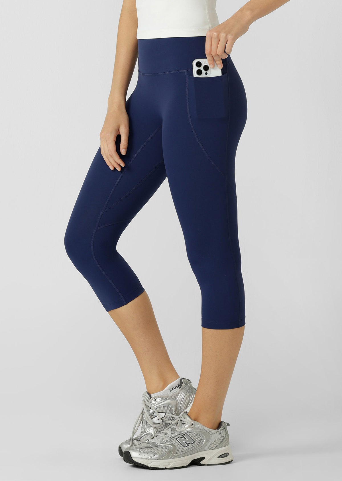 Lorna Jane Amy 2 Pocket 7/8 Leggings - Marine Blue