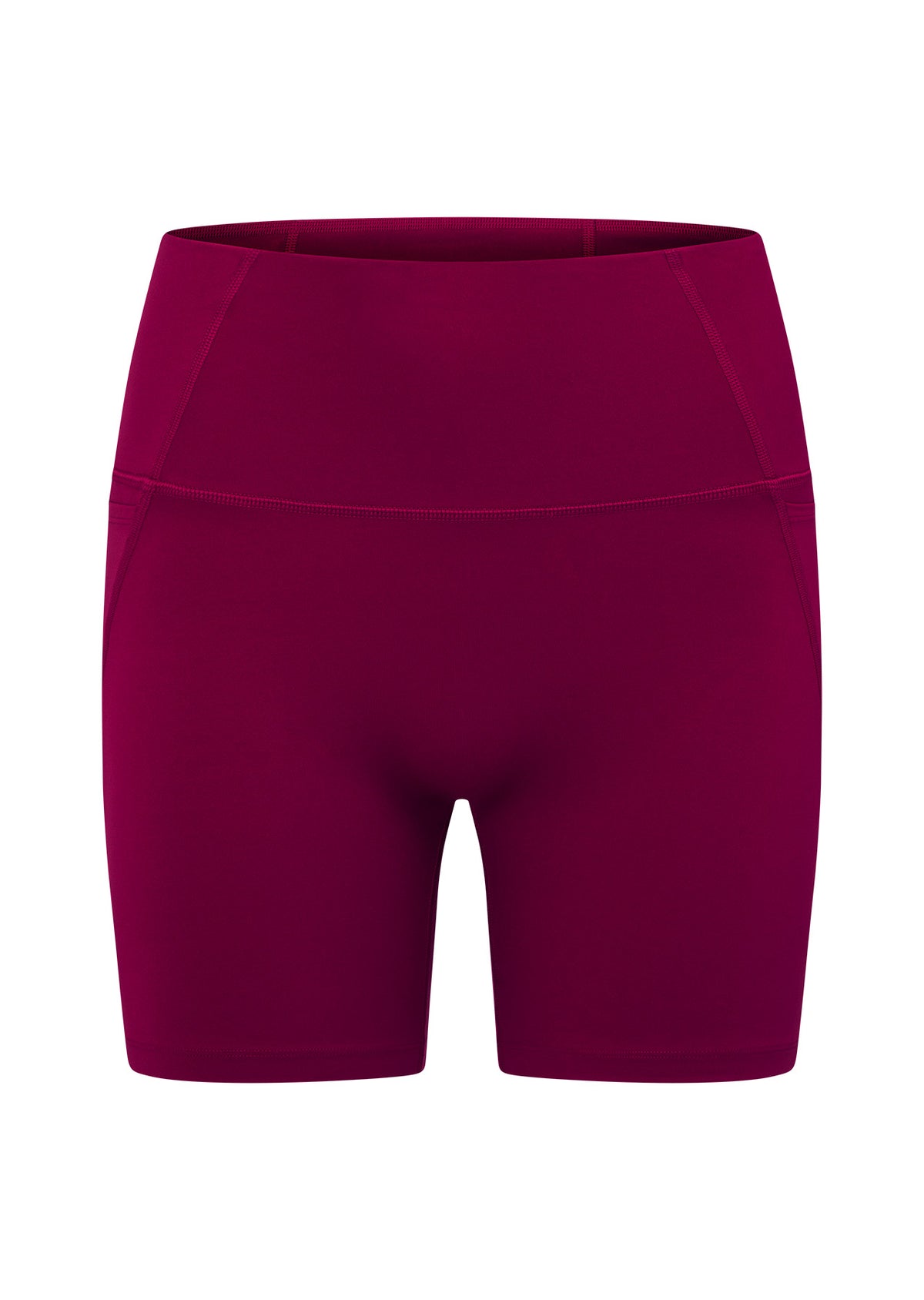 Lorna Jane Hi-Fold No Ride Pocket Bike Shorts - Persian Rose