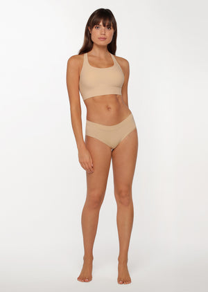 Lorna Jane Feel Naked Brief - Almond