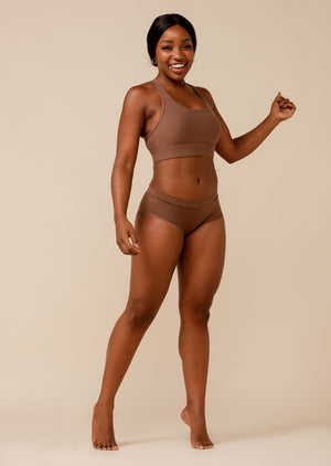 Lorna Jane Feel Naked Brief - Chocolate