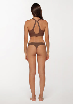Lorna Jane Feel Naked G-String - Chocolate