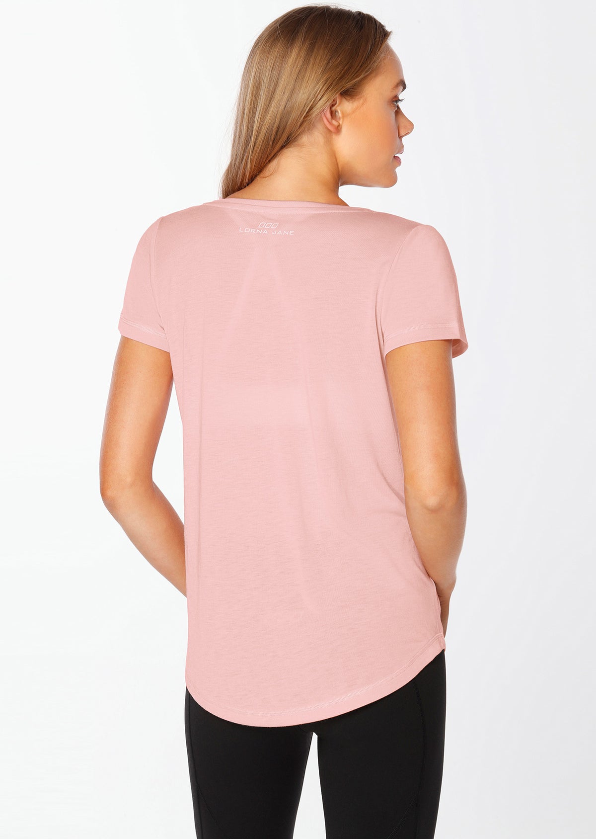 Lorna Jane Frankie Active T-Shirt - Dusty Rose