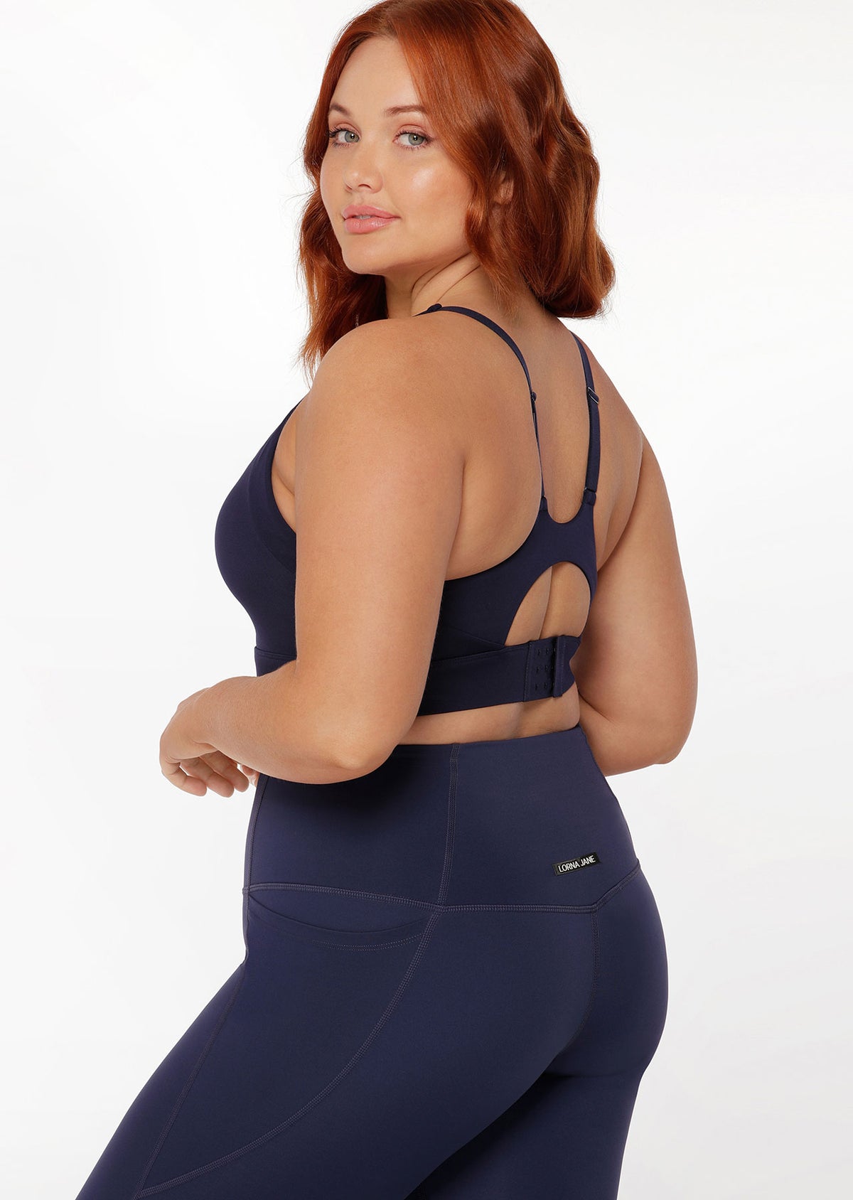Lorna Jane Go The Distance Sports Bra - French Navy