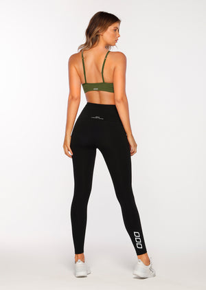 Lorna Jane Pammy Sports Bra - Army Green
