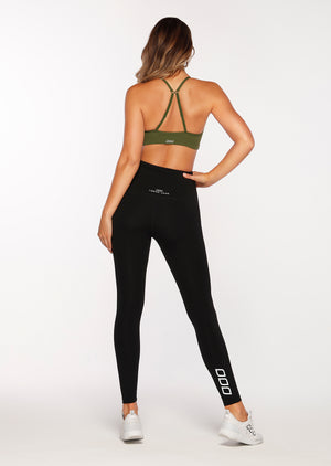Lorna Jane Pammy Sports Bra - Army Green