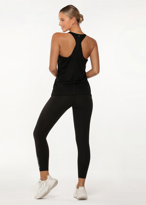 Lorna Jane Slouchy Gym Tank - Black