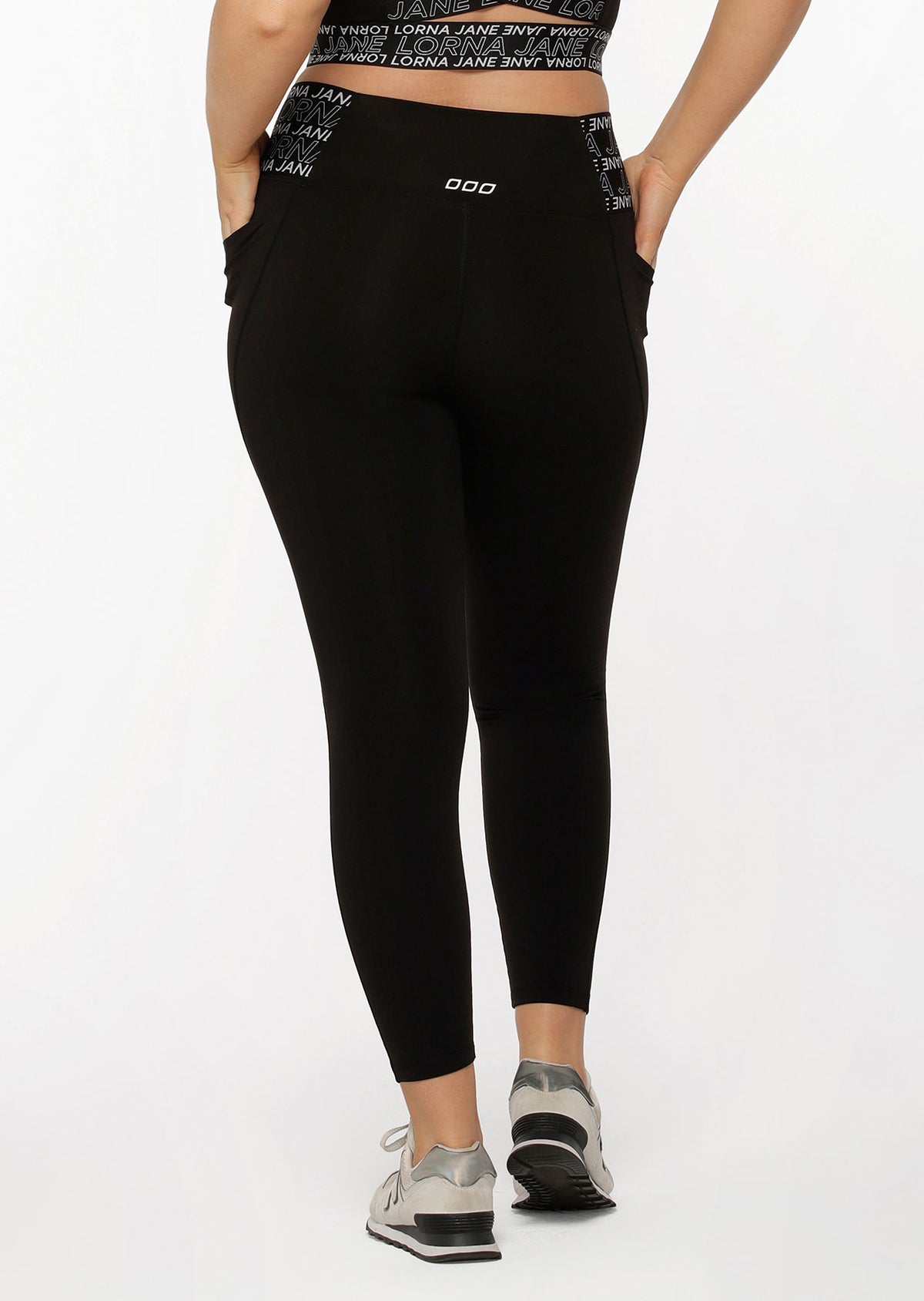 Lorna Jane Superior Phone Pocket Ankle Biter Leggings - Black