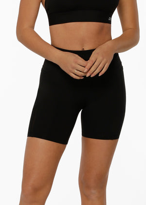 Lorna Jane Ultra Hold Booty Bike Shorts - Black