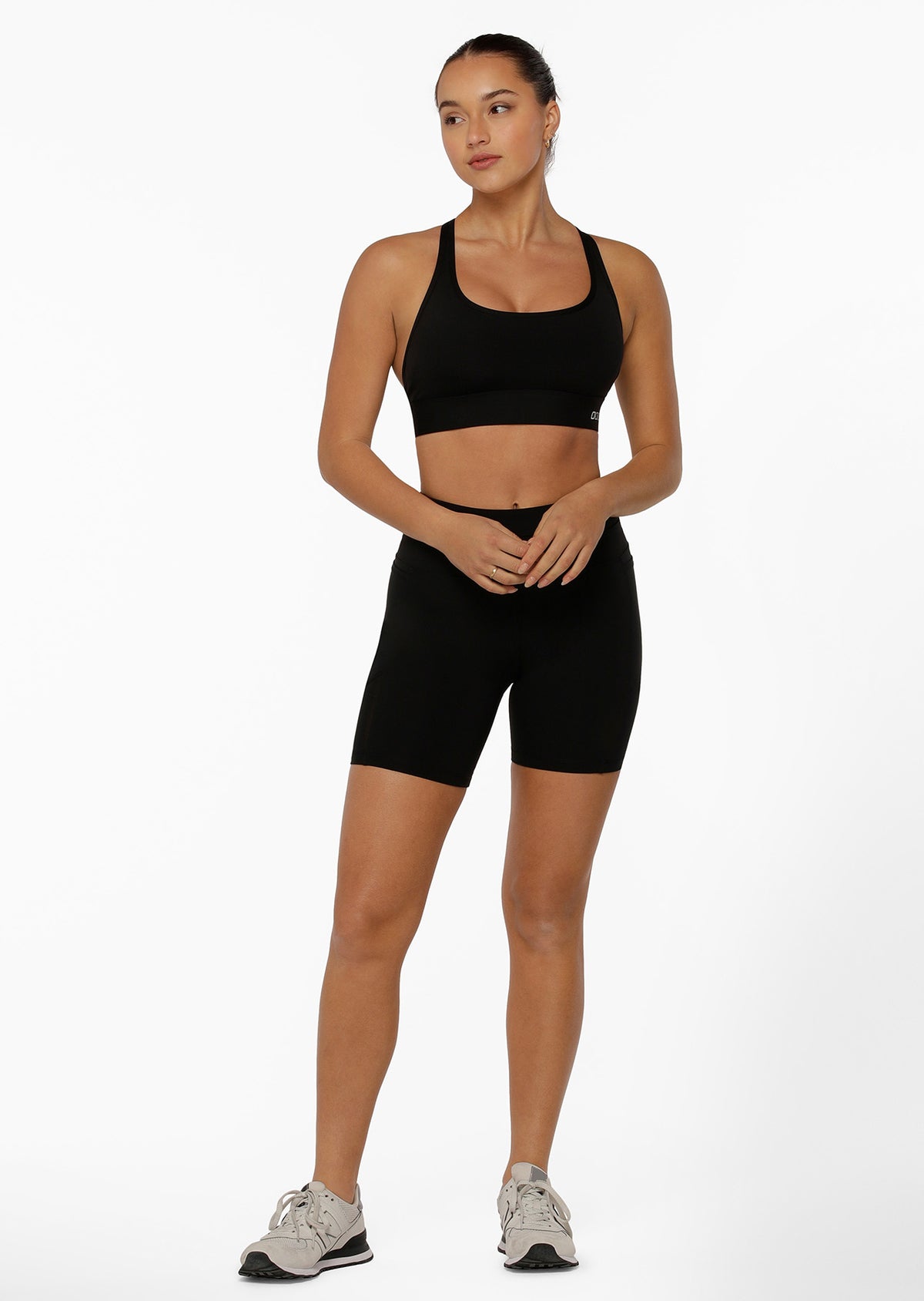 Lorna Jane Ultra Hold Booty Bike Shorts - Black
