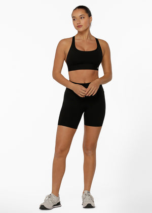 Lorna Jane Ultra Hold Booty Bike Shorts - Black