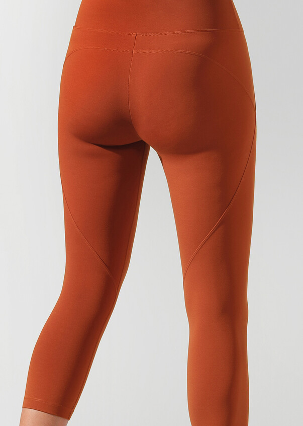 Orange & Black Baseball Stitch Leggings – Brave New Look