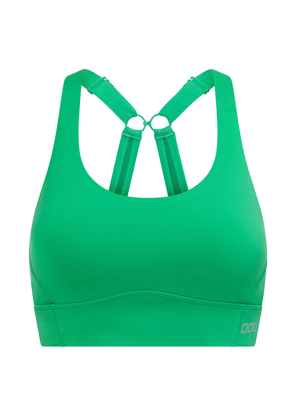 Lorna Jane Electric Blue & Neon Green Women's Sports Bra Large New NWT  UnPadded