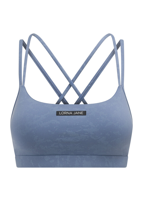 In And Out Sports Bra, Blue