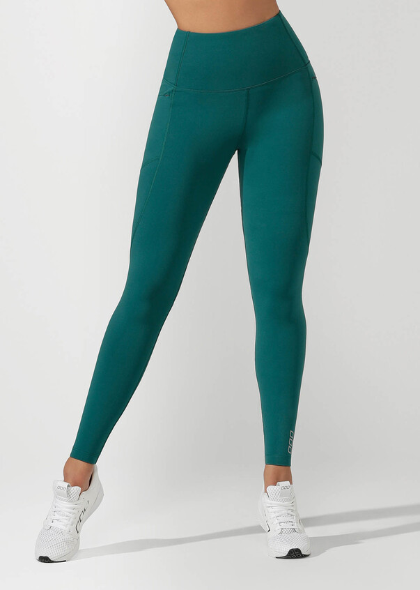 Active Days Zip Core Full Length Tight Army Green | Lorna Jane USA