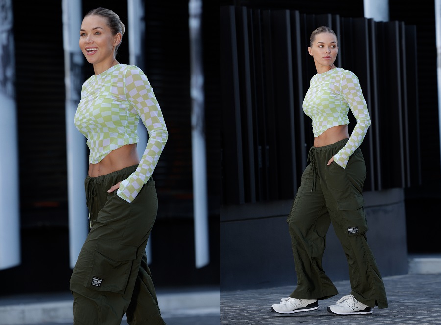 Fashion, Shopping & Style, The 2000s Called and Gave Bella Hadid  Permission to Rock This Low-Rise Crop Top Combo