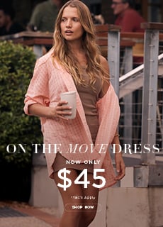 Shop $45 On The Move Dress!*