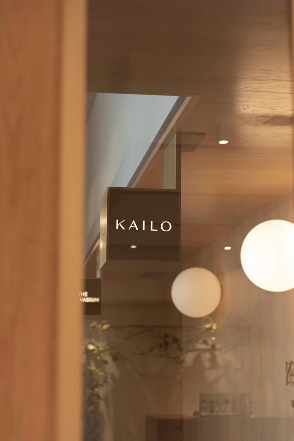 kailo medispa signage behind glass window