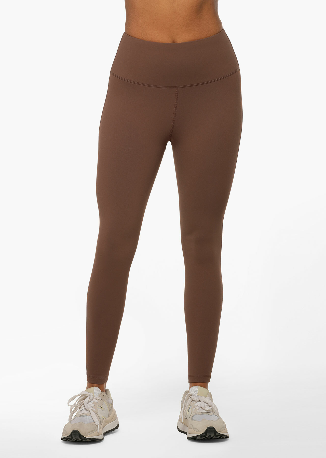 Brown thermal leggings, Women's sports trousers