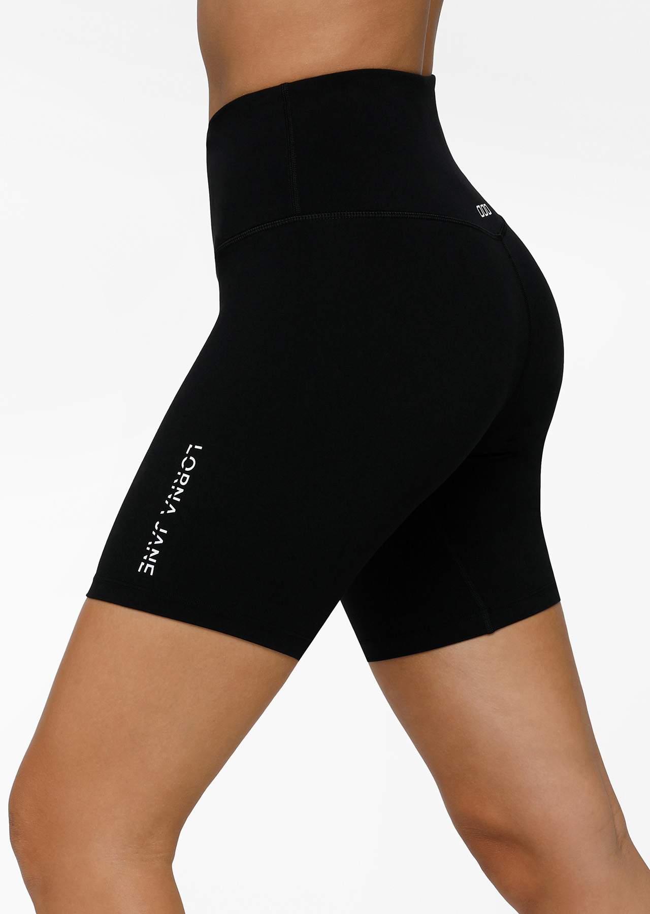 Lotus Bike Shorts | 19cm Inseam | Black | Bike Shorts | Lorna Jane USA