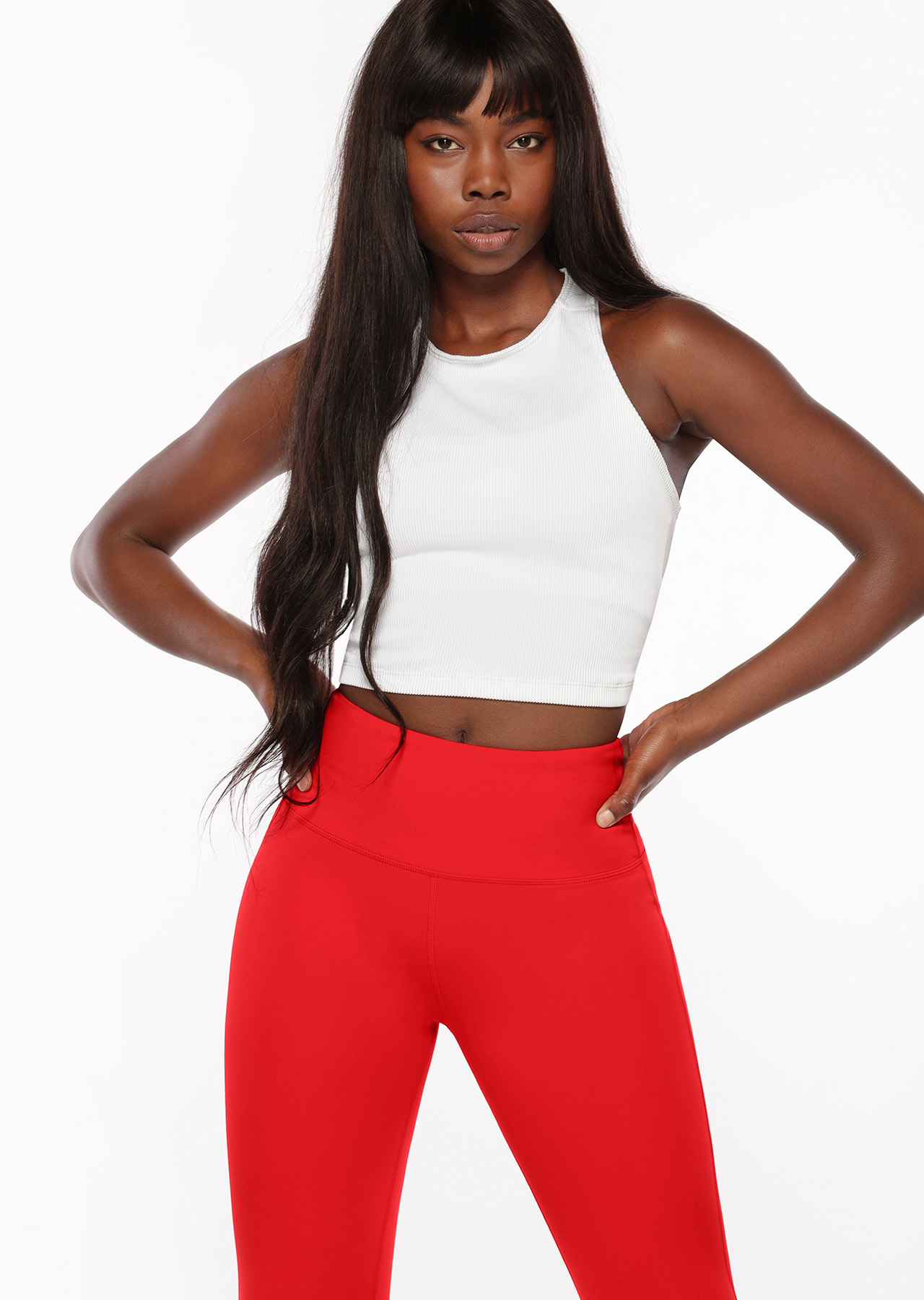 Cut Out Cropped Tank | White | Active | Lorna Jane USA