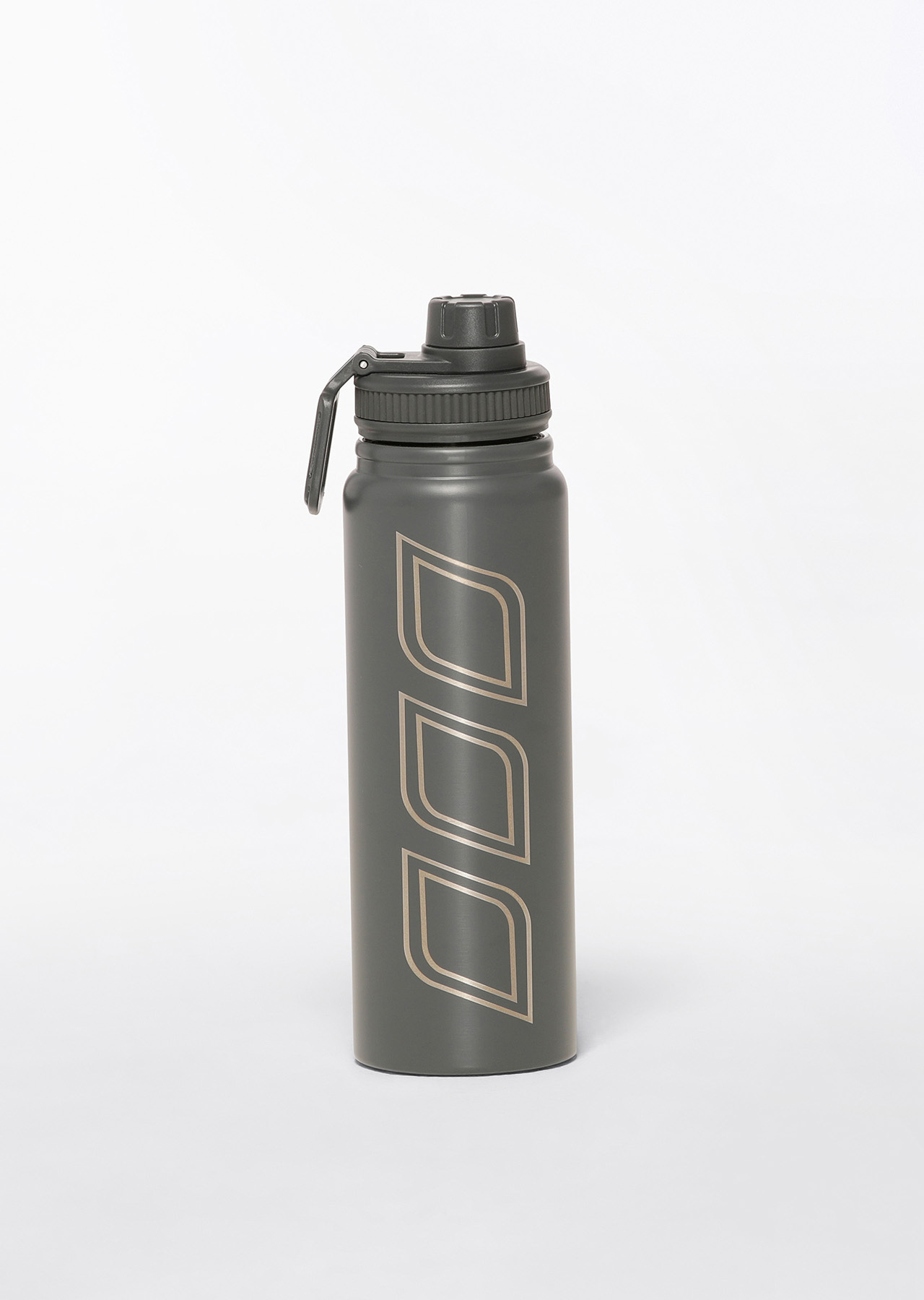 Iconic Insulated Drink Bottle | Grey | Lorna Jane USA