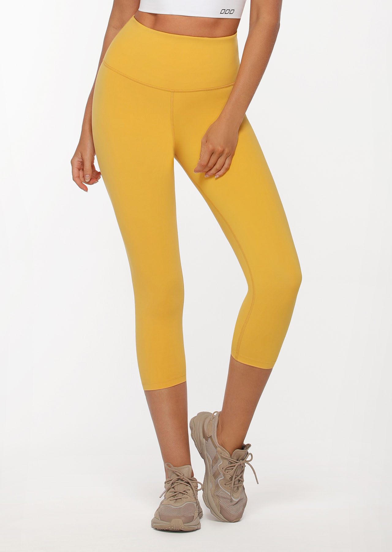 Lotus 7/8 Leggings | Yellow | 7/8 | Lorna Jane USA